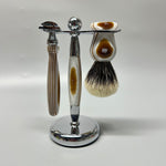 COLORFUL FINEST BADGER SHAVING SET