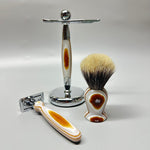 COLORFUL FINEST BADGER SHAVING SET