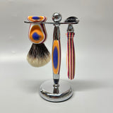 COLORFUL FINEST BADGER SHAVING SET