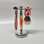 COLORFUL FINEST BADGER SHAVING SET