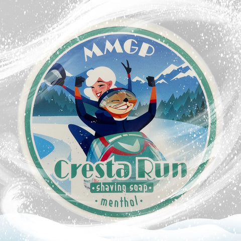 “Cresta Run” (MMGP) 7 butters premium artisan shaving soap